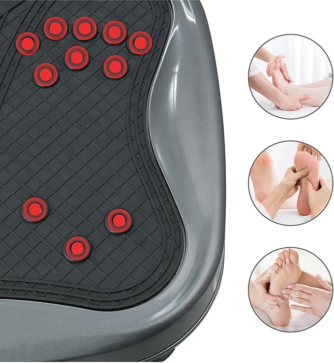 Vibration Plate Fitness Platform Whole Body Exercise Machine with 120 Speed Levels, Lymphatic Drainage, Fat Burning, and Weight Loss, Perfect for Women, Men, and Home Gym Exercise-Ruum Studio Home