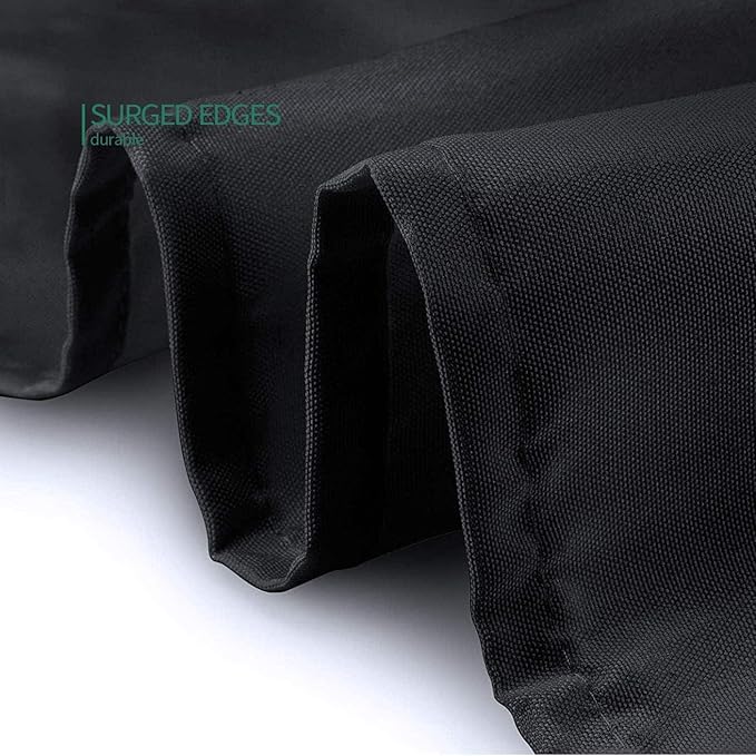 Surmente 120 inch Round Tablecloths -10 Pack Black Round Table Cloths, Polyester Fabric Table Covers for Wedding, Party, Banquet, or Restaurant-Ruum Studio Home