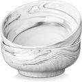 MALACASA Large Serving Bowls, 60 OZ (8'') Salad Bowls Set of 2, Ceramic Mixing Bowls for Kitchen, Serving Bowl for Soup, Pasta, Side Dishes and Entertaining, Marble Grey, Series REGULAR-Ruum Studio Home