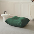 Luxury Ottomans, Modern Square Foot Rest for Sofa Couch Chair, Lazy Floor Seating, Fireside Bean Bag Chair, Tatami Sofa Lounger for Living Room, Bedroom, Office, Green-Ruum Studio Home