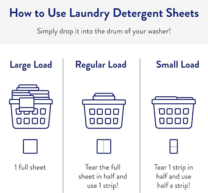 The Clean People Lavender Laundry Detergent Sheets - Laundry Soap - Ultra Concentrated, Recyclable Packaging, Stain Fighting - Lavender, 96 Pack-Ruum Studio Home
