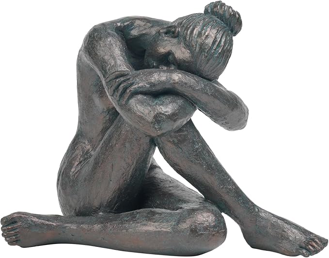 Guichifun Yoga Dancer Statue Home Decoration - Resin Sculpture Modern Creative Home Ballet Thinker Dancers Handicrafts Art Ware Home Décor Office Room Ornament Gifts 13.5 x 9.5 x 11.25 Inch-Ruum Studio Home