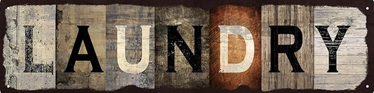 Vintage Tin Sign Retro Metal Laundry Signs for Home Decor Stylish Wall Art Plaques Ideal Gift for Home Bathroom Kitchen and Gothic Wall Decor in Every Room 16x4in-Ruum Studio Home