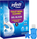 Toilet Gel Stamp - 8 Packs Toilet Bowl Cleaner Gel with Automatic Click, Freshener for Toilet Maintenance, 3.4oz, 6 Month Supply (Ocean)-Ruum Studio Home