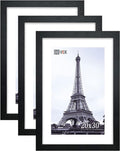 VCK Poster Frames 20x30 Black 3-Pack, Solid Wood Picture Frames for Wall Mounting Hanging Art and Puzzle Frame-Ruum Studio Home
