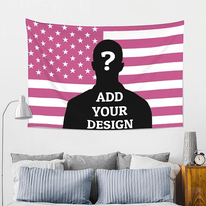 Custom Tapestry For Wall Bedroom Custom Backdrop Personalized Image Text Photo Customized Funny Tapestry Banners And Signs Mother's Day Vertical Tapestrys-Ruum Studio Home