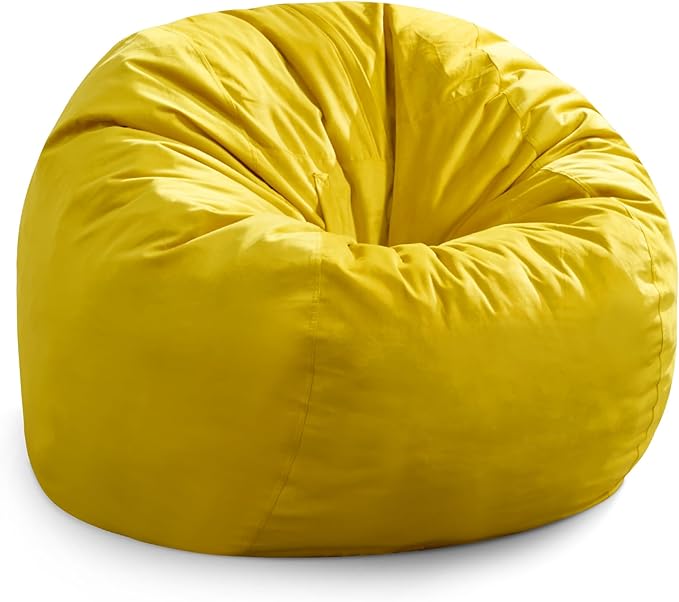Hobestluk 3FT Bean Bag Chair Giant Bean Bag Chairs for Adults Large Bean Chairs with Removable Cover, Beanbag Chair with Filler, Adult Bean Bag Chairs for Living Room, Bedroom-Ruum Studio Home