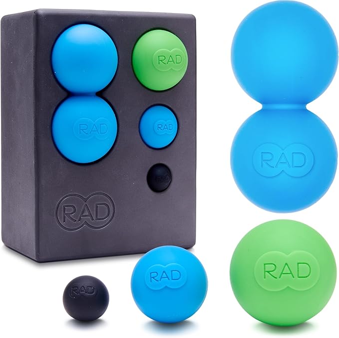 RAD Point Release Kit / 5-in-1 Massage Tool Kit with Block, Massage Balls and Peanut Roller for Self Massage, Mobility and Recovery-Ruum Studio Home