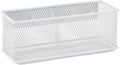 6.29"x2.28"x2.48" Magnetic Basket for Whiteboard White Magnetic Basket for Fridge Magnetic Organizer Holder with 5 Strong Magnets Magnetic Holder for Refrigerator Locker-Ruum Studio Home