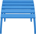 WestinTrends Outdoor Ottoman, Patio Adirondack Ottoman Foot Rest, All Weather Poly Lumber Folding Foot Stool for Adirondack Chair, Widely Used for Outside Porch Pool Lawn Backyard, Pacific Blue-Ruum Studio Home