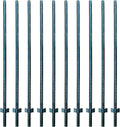 ARIFARO Fence Posts 7 Feet Sturdy Duty Metal Fence Post, Pack of 10, No Dig Garden U Post for Wire Fencing Steel Poles for Yard, Outdoor Wire-Ruum Studio Home