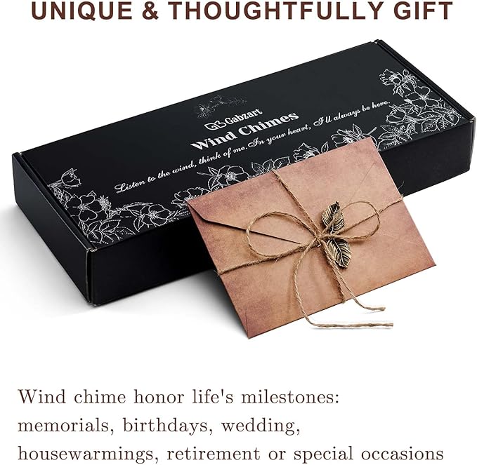 Memorial Wind Chimes for Loss of Loved One, Tree of Life Vintage Wind Chime for Outside, Sympathy/Memorial/Retirement/Festivals/Birthday Gift for Father/Mother/Lover (DIY 34" Tree of Life)-Ruum Studio Home