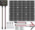 SOLPERK 50W Solar Batery Charger Solar Battery Maintainer + Upgrade 10A MPPT Charge Controller + Adjustable Mount Bracket for Car RV Boat Motorcycle,12V Solar Panel Kit Trickle Charging-Ruum Studio Home