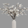 Geegoods 10 Stems White Faux Flowers for Vase – Real Touch Artificial Baby Breath Branches Long Stem for Tall Vase Indoor Home Table Centerpieces Decoration-Ruum Studio Home