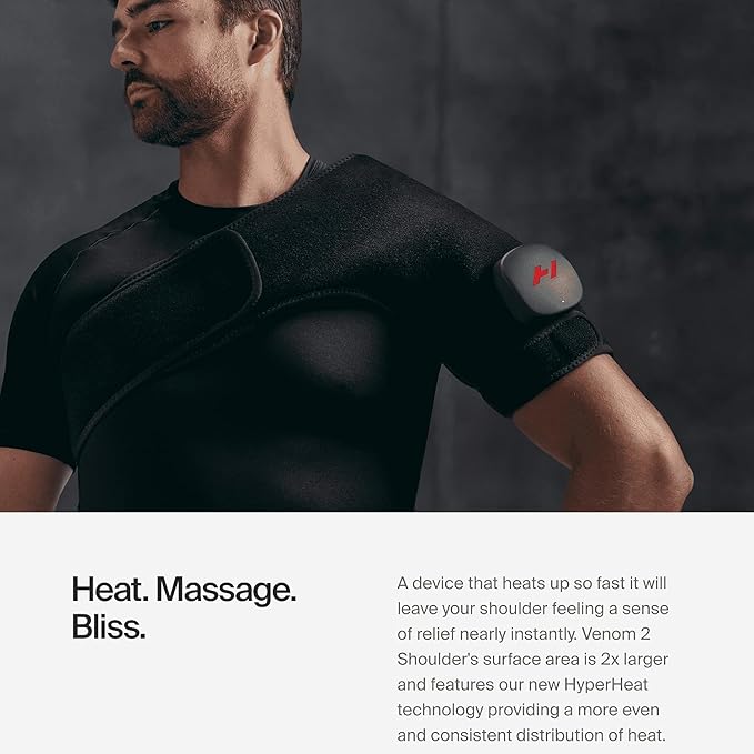 Hyperice Venom 2 - Advanced Heat + Vibration Wrap (Right Shoulder) - FSA or HSA Approved-Ruum Studio Home