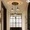 Frosted White Glass Chandelier for Dining Room Pendant Lights for Kitchen Island Light Fixture Modern Farmhouse Chandeliers with Warm Light Oiled Bronze-Ruum Studio Home
