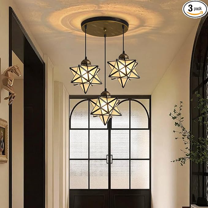 Frosted White Glass Chandelier for Dining Room Pendant Lights for Kitchen Island Light Fixture Modern Farmhouse Chandeliers with Warm Light Oiled Bronze-Ruum Studio Home