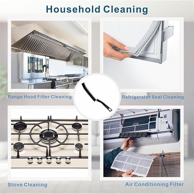 2 PCs Hard-bristled Crevice Cleaning Brush, Gap Cleaning Brush, Grout Brush for Kitchen, Bathroom, Bathtubs-Ruum Studio Home