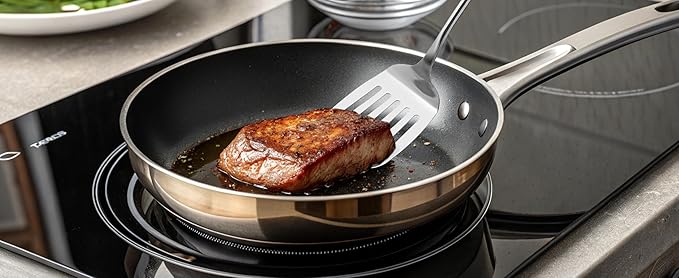 FJNATINH Spatulas and Turner Set - Stainless Steel Wok Tools, Wok Utensil,Stainless Steel Cooking Utensils 14.6-15.2" Kitchen Utensils Cookware (Wood Handle-Spatulas 2PCS)-Ruum Studio Home