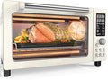 Nuwave Bravo Pro Smart Air Fryer Toaster Oven Combo, Airfryer Convection Oven Countertop, 10-in-1 Functions with Quicker & Even Crisp Technology, 1800W, 50-450°F, PFAS-Free, 21QT, Vanilla Cream-Ruum Studio Home