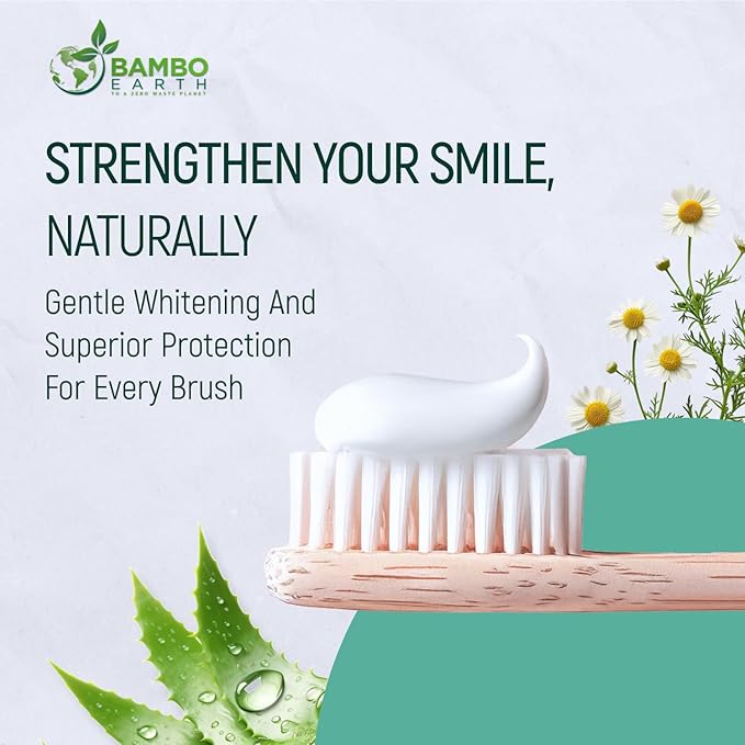 Natural Fluoride Free Toothpaste - Nano Hydroxyapatite, Remineralizing, Sensitive Teeth, Whitening & Zero Waste Tube - Dentist Recommended for Adult & Kids Oral Aloe Vera & Chamomile (2 Pack, Aloe)-Ruum Studio Home
