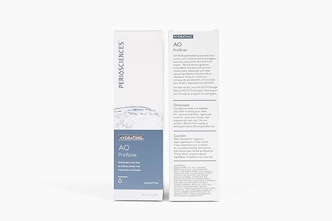 PerioSciences AO ProRinse White Care Whitening Mouthwash with Antioxidants – Oral Rinse for Gum Health, 10 Fl Oz / 300ml-Ruum Studio Home