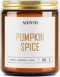 AOOVOO Pumpkin Spice Candles - 9 oz Scented Candles, Aromatherapy Candle, Soy Candle for Home Scented-Ruum Studio Home