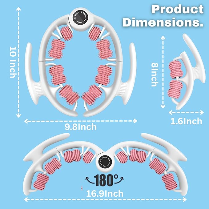 Anti Cellulite Roller - Lymphatic Drainage Massager, Cellulite Massage Tool, Fascia Blaster for Contoured, Tool for Sore Arms, Legs, Stomach & Buttocks-Ruum Studio Home