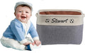 Personalized storage boxes for children Customize the name and icon, A foldable storage box bins for children's clothes, toys, books, etc Storage baskets suitable for both boys and girls (Gray)-Ruum Studio Home
