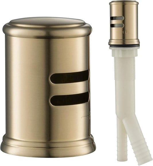 KRAUS Dishwasher Air Gap in Spot Free Antique Champagne Bronze, KAG-2SFACB-Ruum Studio Home