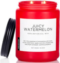 M&SENSE Juicy Watermelon Scented Candle, 19.4oz 110 Hours Clean Non Toxic Natural Soy Wax Long Lasting Candle for Women Men, 2 Wick Fruit Scent Home Fragrance Home Decor for Housewarming Gifts-Ruum Studio Home