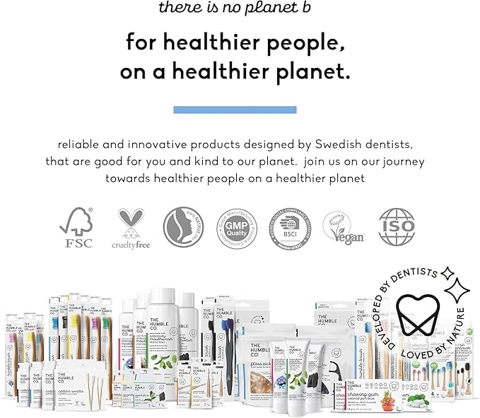 The Humble Co. Advanced Whitening Strips – Sensitive Teeth Whitening Strips, Enamel Safe and Peroxide Free for Sensitive Teeth, Vegan and Cruelty Free (14 Treatments, 28 Count)-Ruum Studio Home