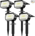 LANSOW Solar Spot Lights Outdoor, [4 Pack/57 LED] 2-in-1 Solar Landscape Spotlights, 3 Modes IP65 Waterproof Dusk to Dawn Solar Powered Flood Wall Lights for Outside Yard Garden Pathway(Cool White)-Ruum Studio Home