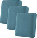 H.VERSAILTEX Super Stretch Individual Seat Sofa Covers Couch Slipcover Sets Thick Jacquard Textured Twill Fabric (3 Piece Sofa Cushion Covers, Storm Blue)-Ruum Studio Home