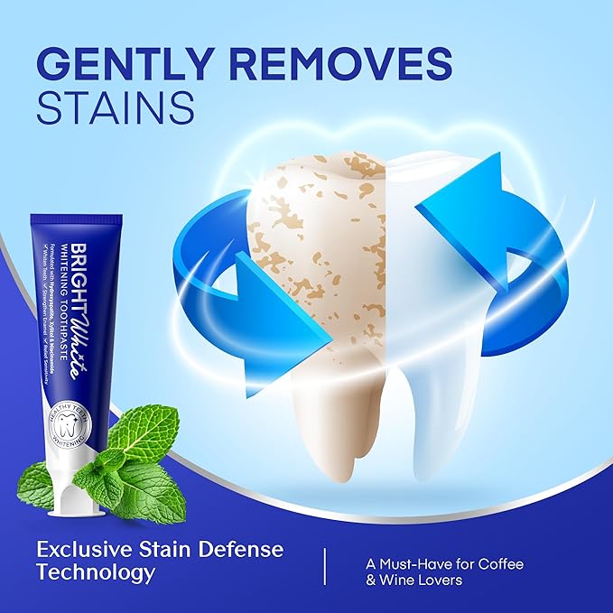 PearlSmile Hydroxyapatite Niacinamide Whitening Toothpaste – 5% Niacinamide + 10% Nano-Hydroxyapatite (nHAp) – Strengthens Enamel & Remineralizes – Fluoride-Free, 4.2oz (Pack of 1)-Ruum Studio Home