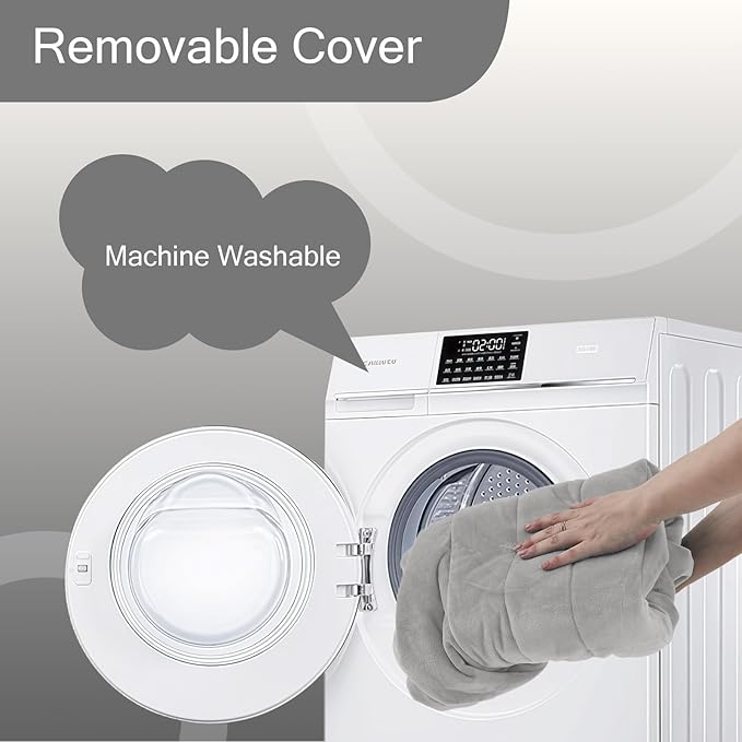 MeMoreCool Round Stuffed Pouf Ottoman Foot Rest, Floor Pouf Foot Stool with Soft Foam Chunk Filling, Small Round Ottoman Footstool Circle Footrest for Living Room, Light Grey-Ruum Studio Home