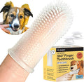 Jasper Dog Toothbrush, 360º Dog Tooth Brushing Kit, Cat Toothbrush, Dog Teeth Cleaning, Dog Finger Toothbrush, Use with Dog Toothpaste - Clear 2-Pack-Ruum Studio Home