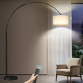 SUNMORY 82" Tall Arc Floor Lamps for Living Room, Large Floor lamp with Remote Control, Modern Curved Floor lamp, Corner Lamp for Dining Room, Office-Ruum Studio Home