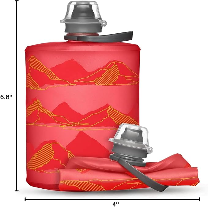 HydraPak Stow - Collapsible Backpacking Water Bottle (350ml, 500ml, 1L) - BPA Free, Ultra Light, Spill-Proof Twist Cap-Ruum Studio Home