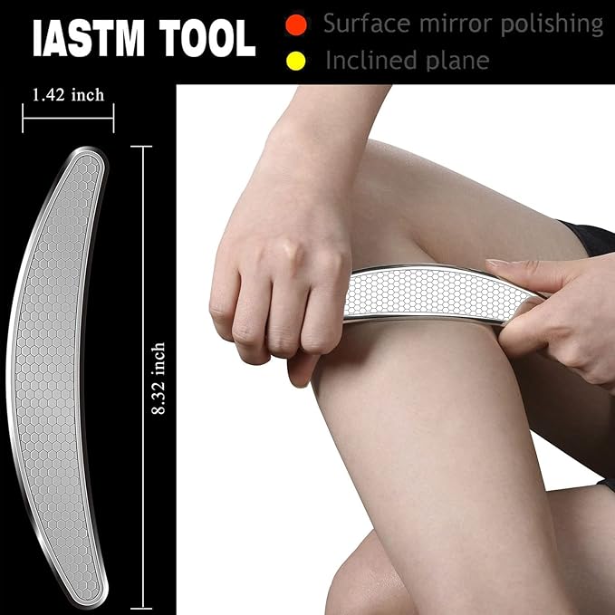 BYYDDIY 3 in 1 Gua Sha Muscle Scraper Tool Set,Scraping Massage Tools Kit & IASTM Tool for Physical Therapy,Muscle Scraper Kit for Massage Scraper Tool, for Relieve Muscle Pain and Tension(C1B1D)-Ruum Studio Home