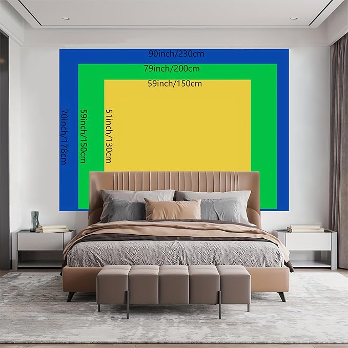 BSFHH Nature Tapestry Forest Tree Sea Cave Wall Hanging, Stream Through Rainforest Landscape Wall Art Tapestry for Bedroom Living room (Fall, 79"×59", Unframed)-Ruum Studio Home