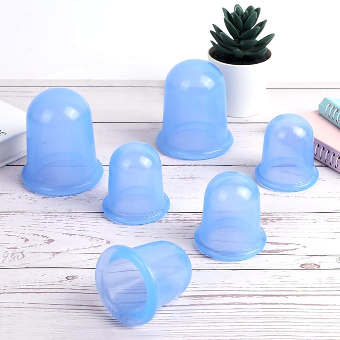 Silicone Cupping Therapy Set - Cupping Kit for Massage Therapy - Cellulite Remover Cupping Set - Anti Cellulite Cup Massager, Vacuum Suction Massage Cups for Cellulite Reduction-Ruum Studio Home