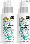 Clean-n-Fresh Toilet Spray 6.8 Fl.Oz, Poop Spray Beach Coco, Bathroom Air Fresheners Spray, Long Lasting Odor Eliminator - Coconut, Vanilla & Lily of the Valley-Ruum Studio Home