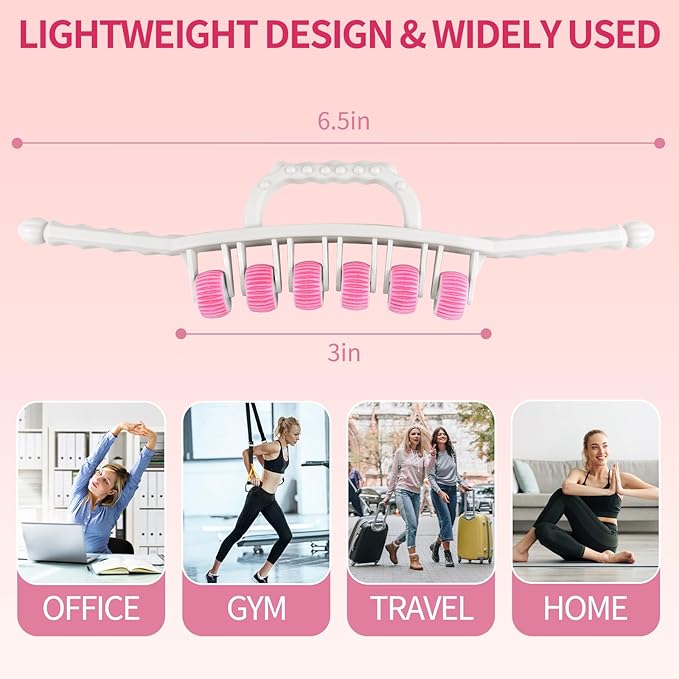 Docemel Cellulite Massage Tool for Legs,Thighs,and Arms–Lymphatic Drainage Massager for Pain Relief and Body Sculpting,Muscle Roller Stick for Circulation Support-Ruum Studio Home