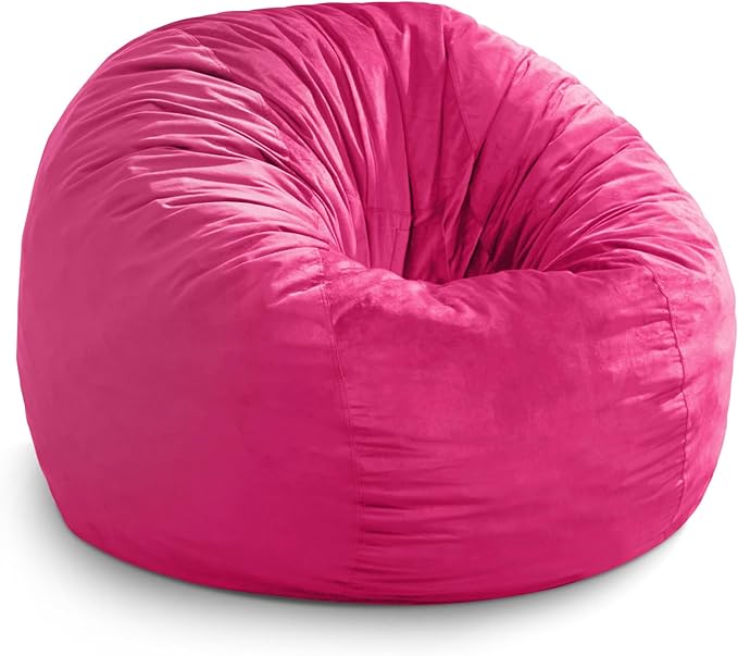 Hobestluk 3FT Bean Bag Chair Giant Bean Bag Chairs for Adults Large Bean Chairs with Removable Cover, Beanbag Chair with Filler, Adult Bean Bag Chairs for Living Room, Bedroom-Ruum Studio Home