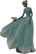 Guichifun Fairy Statue Collection Home Decoration - Leaf Angel Girls Resin Home Garden Decor for Outside or Inside Rustic Fairy Garden Outdoor Yard Figurines Gifts for Women 8.5 x 5.25 x 12 Inch-Ruum Studio Home
