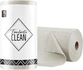 Fantasticlean Microfiber Cleaning Cloth Roll -75 Pack, Tear Away Microfiber Towels, 12" x 12", Reusable, Washable, Scratch Free, Ultra Absorbent Dish Rags for Car, Home, Garage or Shop (Cool Grey)-Ruum Studio Home