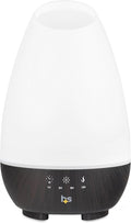HealthSmart 500ML Essential Oil Diffuser for Large Rooms, Cool Mist Humidifier and Aromatherapy Diffuser, Adjustable Timer, Mist Mode and 7 LED Light Colors, White (Pack of 1)-Ruum Studio Home