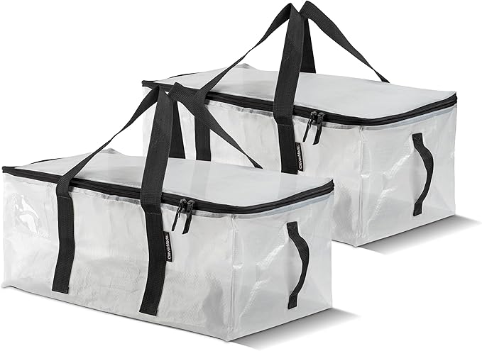 CleverMade Under Bed Storage Bag - Collapsible Storage for Shoes and Clothes Easy Use - Heavy Duty Utility Bag Home-Ruum Studio Home
