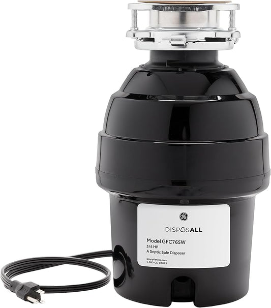 GE GFC765W Disposer, Black-Ruum Studio Home